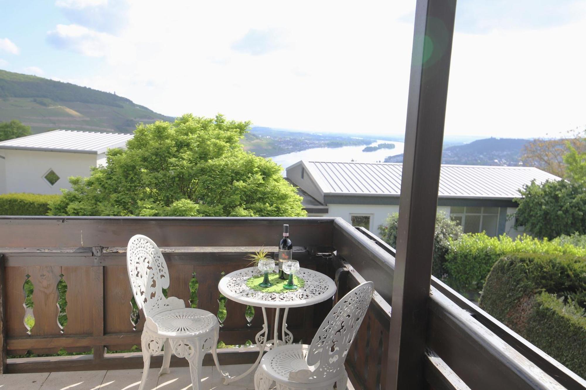 Ferienwohnung Rheinblick Bingen am Rhein Luaran gambar